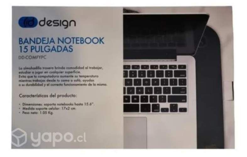 Soporte Bandeja Notebook 15 Con Cojín - Ddesing