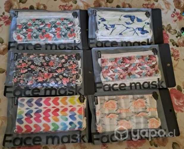 Mascarillas 3 pliegues