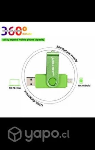Pendrive OTG 64GB variedad de colores