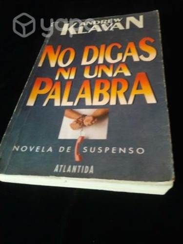 Libro No digas ni una palabra