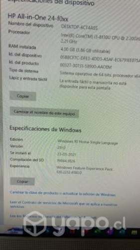 Computador escritorio HP