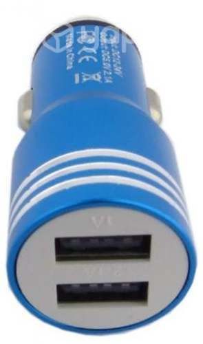 Cargador 2 USB 2.1Amp, 12Volt, Para Auto