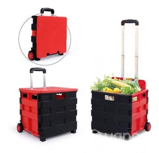 Carro Bolsa De Compras Plegable 55 Kg Soporta