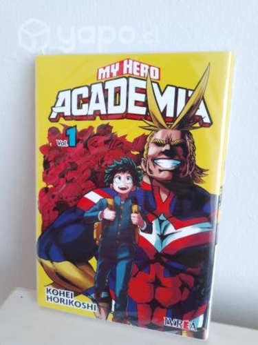 Manga My Hero Academia Vol. 1 Sellado