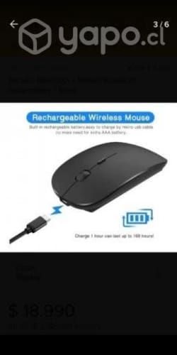 Teclado y mouse Bluetooth