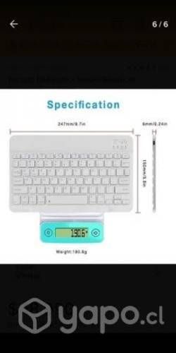 Teclado y mouse Bluetooth