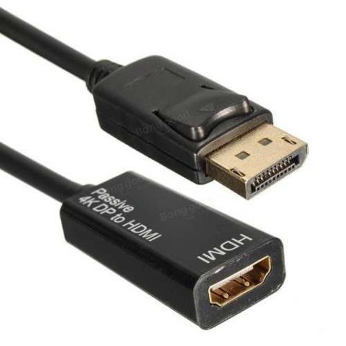 Adaptador Display Port Macho A Hdtv Hembra