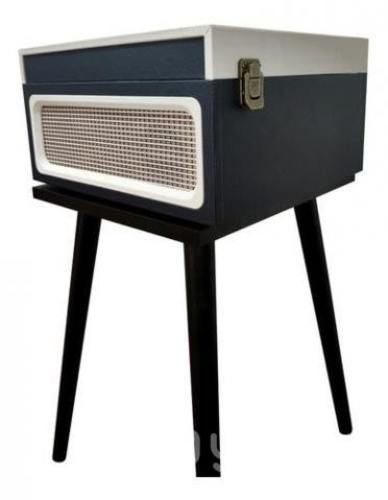 Tocadisco Velador Bluetooth Tornamesa Clasico Vini