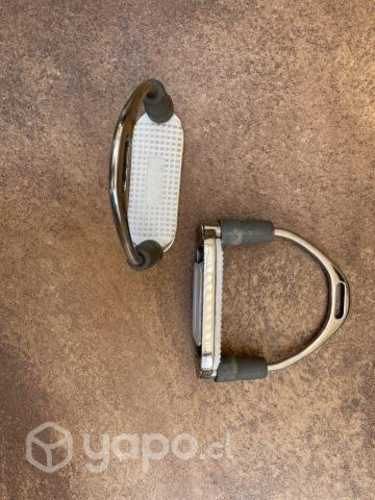 Estribos acero inoxidable 1 par