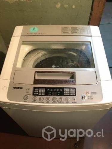 Lavadora LG Turbo Drum Fuzzy Logic 8 KG