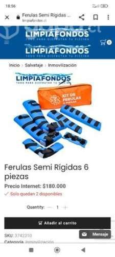 Kit de férulas 6 piezas