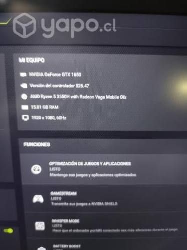 Notebook Asus TUF Gamer FX505DT Nvidia GeForce