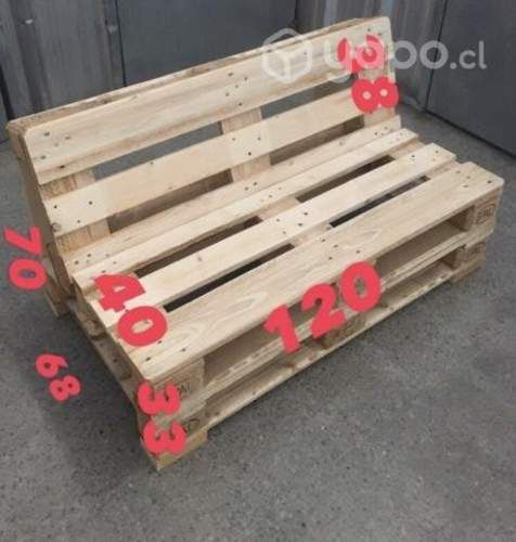 Banca pallet de terraza