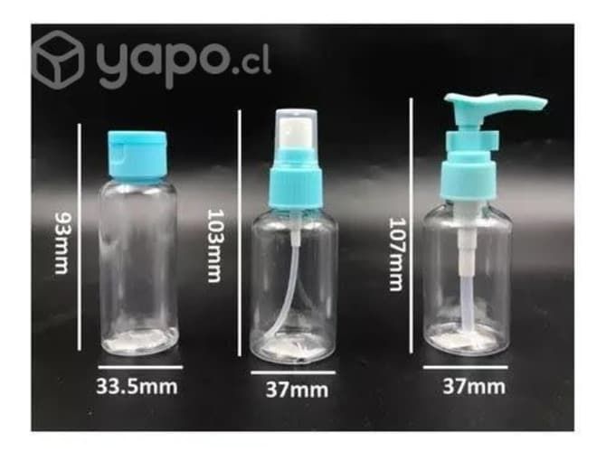 Set 8 Piezas de envases para viajes