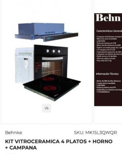 Kit de cocina nuevo en su caja