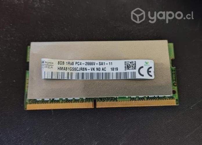 Memoria Ram 8GB DDR4 SODIMM 2666Mhz
