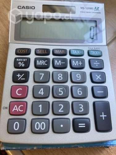 Calculadora Casio modelo MS 120MS 12 dígitos