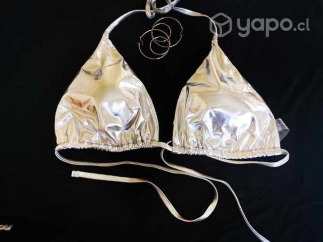 Bikini Galáctico Plateado