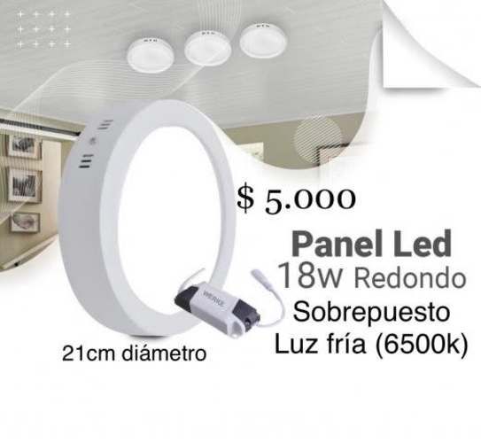 Foco led redondo sobrepuesto 18w