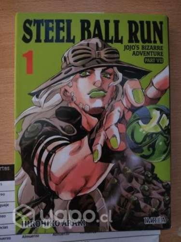 Manga de jojo's "Steel ball run" tomo 1