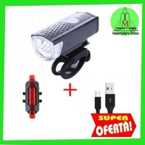 Luz Linterna Led Bicicleta Luz Delantera Y Trasera