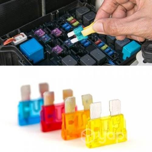 Kit Set de 10 Fusibles Eléctricos 12v Autos Motos