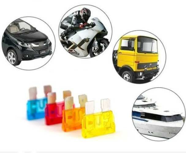 Kit Set de 10 Fusibles Eléctricos 12v Autos Motos
