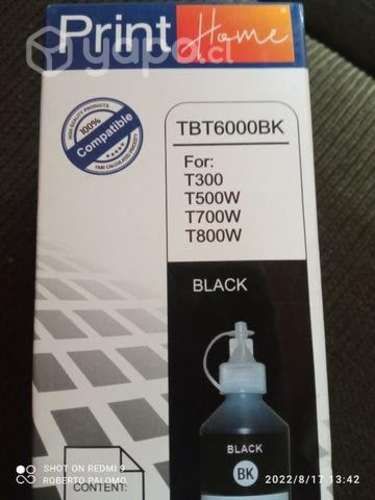 Tinta brother tb6000bk black alternativa