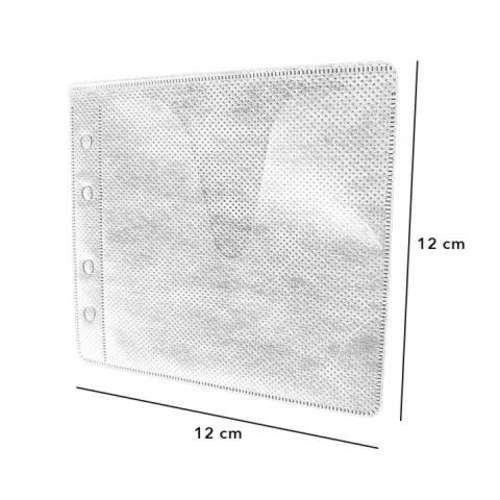 Funda Plástica 2 CD Perforaciones Archivado 900Uds