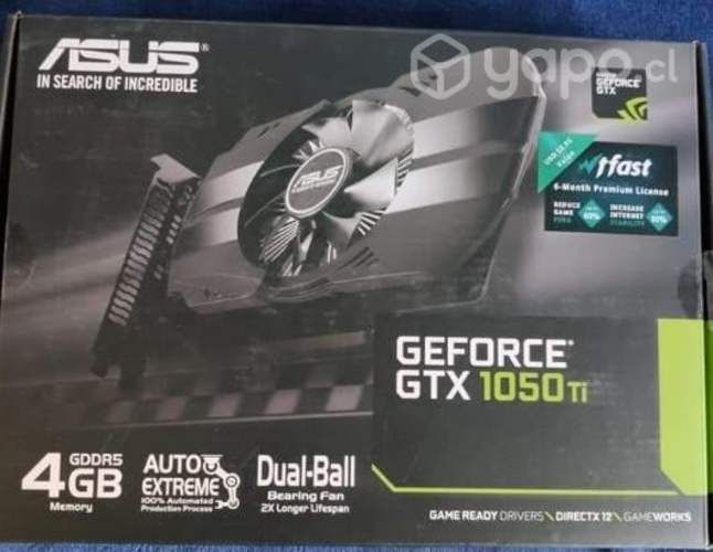 Tarjeta de video GTX 1050ti
