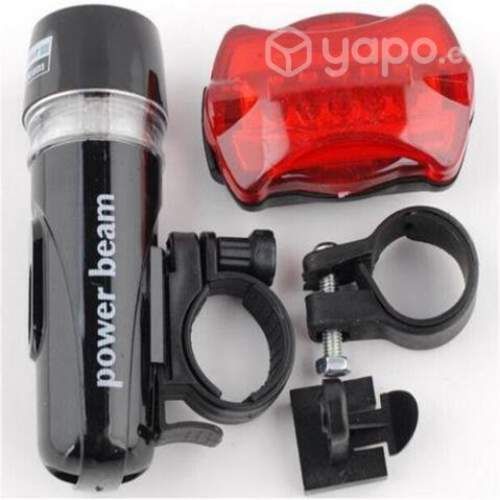 Luz Linterna Led Para Bicicleta Delantera Y Traser