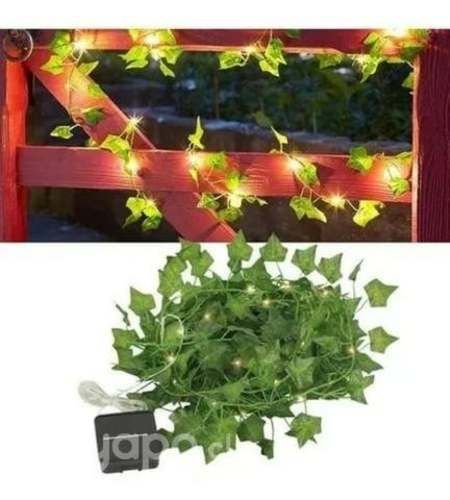 Guirnaldas forma de Hojas con luces LED Solar