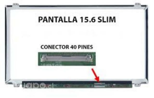 Pantalla de notebook 15.6 40 pines slim