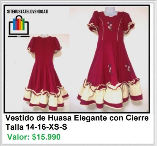 Traje de Huasa Elegante Rojo con Vuelos