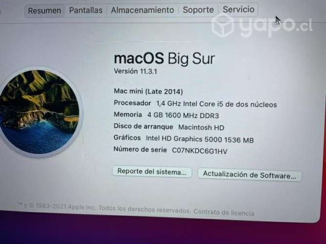 Mac mini 2014 + Magic Mouse + magic keyboard
