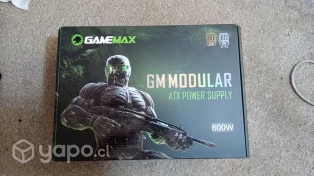 Fuente de poder gamer gamemax 600w