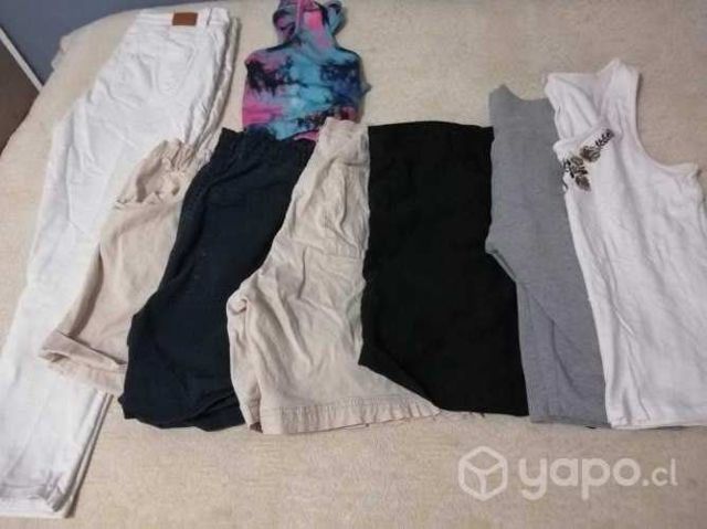 Lote de pantalones y short mujer talla xl