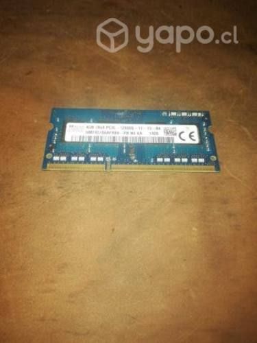 PACK RAM 6GB (2 y 4) DDR3 SODIMM