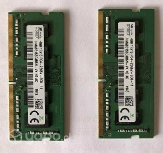 2 Memorias RAM 4GB SK hynix DDR4 SODIMM 2666MHz