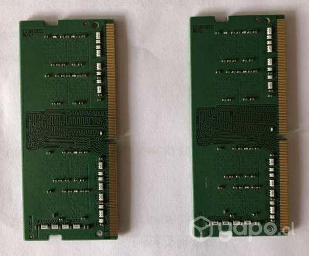 2 Memorias RAM 4GB SK hynix DDR4 SODIMM 2666MHz