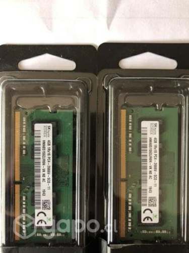 2 Memorias RAM 4GB SK hynix DDR4 SODIMM 2666MHz