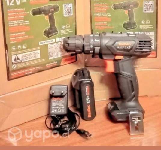 TALADRO INALÁMBRICO BAUKER 10mm 12V