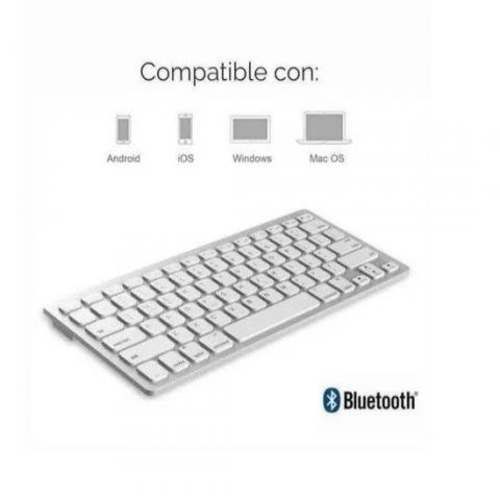Teclado Inalambrico Bluetooth Qwerty Español Latam
