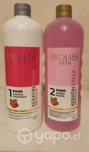 Packs alisantes con Keratina