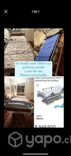 Cama clínica 3 posiciones