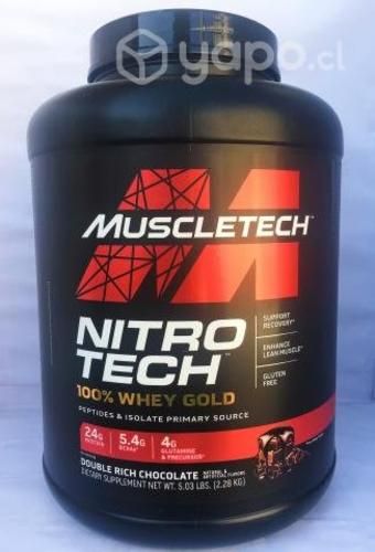 Muscletech Nitro Tech 100% Whey Gold 5 libras