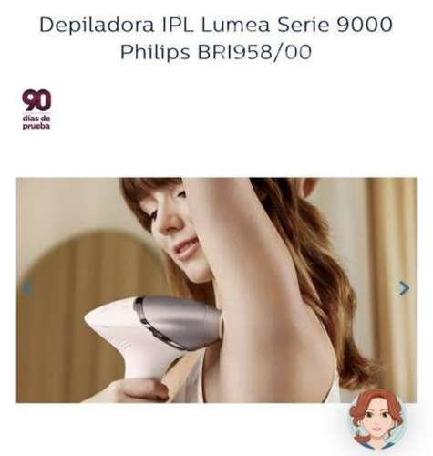 Depiladora Láser Phillip Lumea 9000