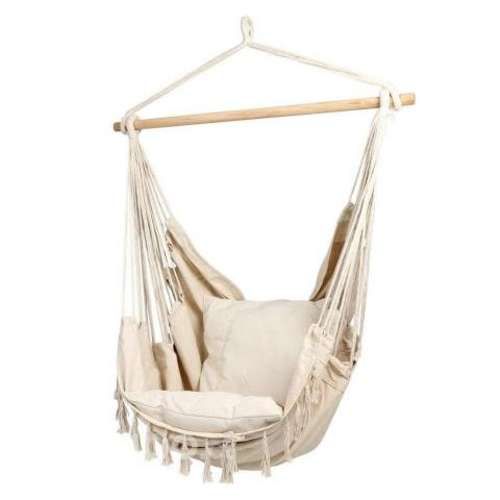 Hamaca Silla Columpio Terraza Camping 130x100 cm