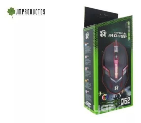 Mouse Gamer Con Luz Led Cambia Color Usb Modelo Q5