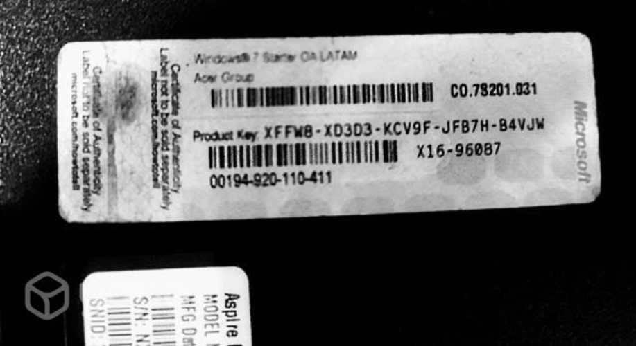 Computadora Acer para arreglo